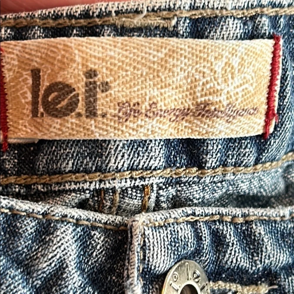 l.e.i. I Denim Women's Plus Size 20 Blue Jean Shorts